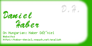 daniel haber business card